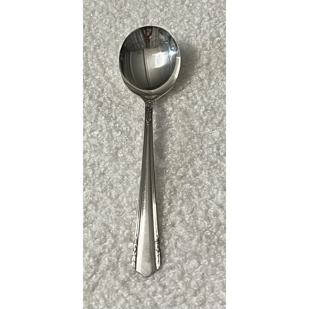 Wm A Rogers A1 Plus Oneida Ltd Croydon Malibu Flatware Soup Spoon